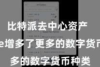 比特派去中心资产  Bitpie增多了更多的数字货币种类