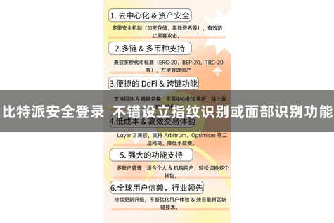 比特派安全登录  不错设立指纹识别或面部识别功能